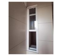 Fenêtre de maison étroite à double suspension verticale de rechange pour sous-sol/garage/loft en verre transparent encastré - Dimensions : 40 x 58 cm (l x H)