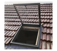 Fenêtre de puits d'éclairage de toit plat incliné pour grenier intérieur, petite fenêtre de toit, fenêtre de toit, couvertures de puits de fenêtre, convient pour sous-sol, grenier, véranda et abri de