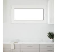 vidaXL Fenêtre de sous-sol RISOR 120 x 60 cm PVC et verre blanc – isolation thermique, insonorisée