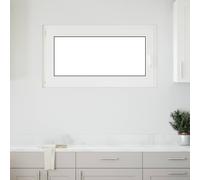 vidaXL Fenêtre pour grenier RISOR 110 x 70 cm PVC et verre blanc – Isolation thermique, insonorisée