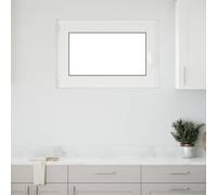 Fenêtre de sous-sol RISOR Blanc 90 x 50 cm PVC et verre