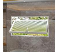 Fenêtre de sous-sol en verre trempé - Rotation à 360° - Abri de jardin réglable - Ventilation réglable pour maison, salle de bain, cuisine, entrepôt, taille personnalisable