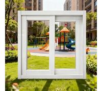 Fenêtre de sous-sol, fenêtre coulissante - cadre en alliage d'aluminium avec verre trempé, remplacement de fenêtre domestique adapté aux abris de jardin et aux salles de bains.(80 * 80cm)