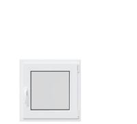 Fenêtre de sous-sol oscillo-battante - vidaXL - 50x50 cm - Blanc - PVC et verre - Double vitrage thermique