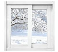 Fenêtre de sous-sol, petite fenêtre coulissante en alliage d'aluminium, cadre en alliage d'aluminium adapté aux fenêtres coulissantes résidentielles de style cottage.(80 * 80cm)