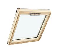 Fenêtre de toit 134x160 cm, Bois, Roto Q4, couleur intérieur Pin, couleur extérieur similaire gris anthracite