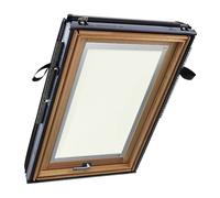 Fenêtre de toit 54x78 cm, Bois, Roto R6, couleur intérieur Pin, couleur extérieur similaire gris anthracite