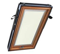 Fenêtre de toit 54x98 cm, Bois, Roto R6, couleur intérieur Pin, couleur extérieur similaire gris anthracite