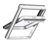 Fenêtre de toit à rotation VELUX Triple vitrage - Whitefinish (bois peint en blanc) L. 78 x H. 140 cm (GGL 2062 MK08)