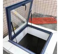 Fenêtre de toit à ventilation manuelle 70 x 85 cm pour abri de jardin, grenier, sous-sol - Idéal pour la lumière naturelle et la circulation de l'air dans votre espace