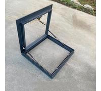 Fenêtre De Toit Avec Puits De Lumière,Toit Plat En Pente Couvercle De Puits De Lumière,Puits De Lumière Souterrain,Trappe D'accès De Toit Encastrée(30.7x38.5in/78x98cm)