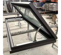Fenêtre de Toit électrique en Aluminium, puits de lumière d'évacuation avec Double vitrage trempé, Personnalisable pour toiture, combles et sous-Sol