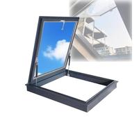 Fenêtre de toit en aluminium pour jardins d'hiver, trappe d'accès au grenier, lucarne ventilée avec sortie de secours, durable pour une utilisation en intérieur, installation et entretien faciles
