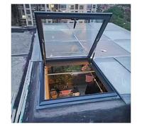 Fenêtre de toit multi-angle en aluminium 900 x 1000 mm - Idéal pour vérandas, ventilation de toit, design SK, disponible en tailles 400 x 400, 600 x 600, 900 x 900 mm