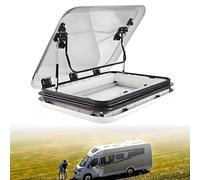 Fenêtre De Toit Pour Camping-Car, Lanterneau Pour Caravane Et Motorhome Hublot De Toit Universel Pour Camping-Car Grand Kit De Ventilation Pour RV Avec Filet Et Pare-soleil(500*500mm)