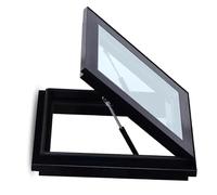 Fenêtre De Toit pour Maison, Fenêtre De sous-Sol, Lucarne De Toit Manuelle avec Verre Trempé À Double Couche, Porte De Lumière pour sous-Sol/combles/abri, Taille Personnalisée(60x90cm/23.6x35.4in)