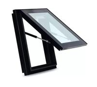 Fenêtre de Toit Transparente pour puits de lumière à Main pour Remise, sous-Sol, Garage, véranda et entrée de Grenier extérieur, Porte d'éclairage de puits Souterrain, ta