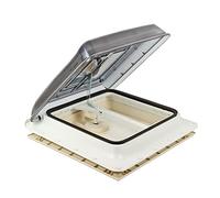 Lanterneau de toit pour caravane et camping-car - Transparent - 40 x 40 cm