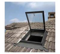 Fenêtre de toit ventilée manuelle pour serres - 85 x 85 cm - Pour maison, cave, grange et dépendances - Parfait pour les jardins d'hiver et les greniers