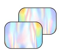 Fenêtre de voiture de protection solaire, voiture 2 ensembles Film de protection solaire Film Protection Film Véhicule Intérieur Special Adhesive Film Design est sûr de toutes les lunettes de voiture