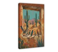 Fenêtre des oiseaux du désert Tableau sur Toile, Paysage désertique