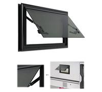 Fenêtre d'exposition 500x300mm pour caravane, fenêtre E4 pour camping-car, fenêtre à 85° pour camping-car, fenêtre pour camping-car avec moustiquaire et volet, fenêtre latérale pour camping-car