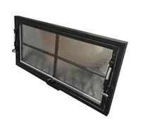 Fenêtre en verre trempé pour maison, abri de jardin, salle de bain, maison de jeux, grange et garage - Design durable et réglable