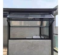 Fenetre Fenêtre Extérieure Pliante en Aluminium, Fenêtres Étanches à la Pluie pour Garages et Granges, Fenêtres de Remplacement pour Maisons Anciennes(22x26in/56x66cm)