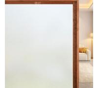 Fenêtre Film Intimité et Protection 55 x 180 cm Auto-Adhésif Fenêtre Pas de Colle Statique Opaque Film Occultant pour Vitre, Vitrage, Douche, Mat Pur