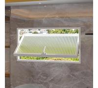 Fenêtre hublot en verre trempé,fenêtre à battant pivotante à 360° coulissante avec poignée pour salle de bain/cuisine/salon,remplacement de intérieures rotatives ventilées décoratives