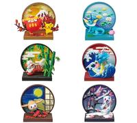 Fenêtre japonaise Pokémon 1 BOX d'environ 70 x 140 x D 55 mm en PVC, ABS