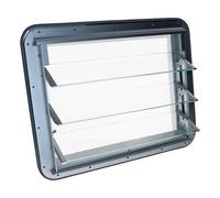 Fenêtre latérale complète à louvres pour VOLKSWAGEN Combi Split (-07/1967)