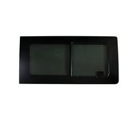 Fenêtre latérale coulissante OMAC - Compatible avec VW T5 2003-2015 - Droite L1/L2 - Noir - Verre teinté foncé pour la Vie privée et la Protection