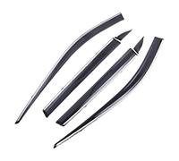 FenêTre LatéRale Pare Pluie Visières Pare-brise Auvents Abris Pare-soleil Déflecteur De Pluie Garde Pour Toyota Pour RAV4 Pour RAV 4 XA50 2019 2020 2021 2022 Déflecteurs d'air avant et arrière(6pcs)