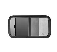 Fenêtre Latérale Pour Caravane - Fenêtre Camping-car Avec Moustiquaire, Fenêtre Battante Robuste Pour Campingbus, Vitrage De Sécurité Avec Verrou, Cadre En Aluminium Avec Film Occultant 800x500mm