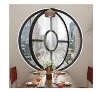 Fenêtre Lunaire À Axe Central Pivotant À 360° - Ventilation De Grenier En Verre Insonorisé Avec Poignées Ergonomiques(Schwarz,100)