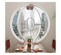 Fenêtre Lunaire À Axe Central Pivotant À 360° - Ventilation De Grenier En Verre Insonorisé Avec Poignées Ergonomiques(Weiß,80CM)