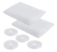 Fenêtre Moustiquaire Filet Lot de 2 rubans | 4 rouleaux autocollants | Fly Bug Moustiquaire Mosquito kit de protection | 1.5 m x 1.3 m | blanc