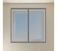 Fenêtre Moustiquaire Magnétique 100 x 100 cm Aimants Puissants Fermeture Moustiquaire Porte Sans Percer pour Couloirs Installation Facile pour Chambre, Couloirs, Porte Patio, Gris