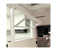 Fenêtre Pliante À Double Guillotine, Cadre En Aluminium À Montage Encastré, Fenêtre De Service Pour Magasin De Thé Au Lait, Balcon De Camion De Nourriture(WxH 20x17in/51x43cm)