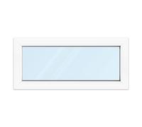 Fenêtre PVC 100x45 cm ou sur mesure, aluplast ideal 4000, blanc, 1000 x 450 mm fenêtre fixe, 1 vantail, double vitrage