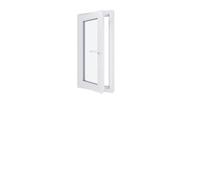 Fenêtre PVC - LxH 500x1000 mm -Triple Vitrage - Blanc -poignée à droite
