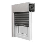 Fenêtre PVC monobloc Kömmerling 70 AD avec volet roulant intégré monobloc, blanc, 800 x 800 mm, configurer individuellement