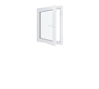 Fenêtre PVC - Triple vitrage - Tirant Gauche - Blanc - LxH : 700x900 mm