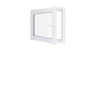 Fenêtre PVC - Triple vitrage - Tirant Gauche - Blanc - LxH : 800x900 mm