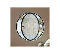 Fenêtre Ronde En Verre Trempé, Pivotante À 360°, Hublot À Ouverture Ronde, En Alliage D'aluminium, Montage Encastré, Pour Salle De Bain, Chambre Et Salon(Burst,70cm)