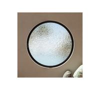 Fenêtre Ronde En Verre Trempé, Pivotante À 360°, Hublot À Ouverture Ronde, En Alliage D'aluminium, Montage Encastré, Pour Salle De Bain, Chambre Et Salon(Black,80cm)