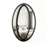 Fenêtre Ronde Encastrée Pour Abri De Jardin,Hublot Pivotant À 360° Avec Poignées,hublots En Alliage D'aluminium,Fenêtres En Verre Trempé Ventilées Rotatives(Black,60cm*30cm/23.6in*11.8in)