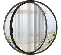 Fenêtre Ronde pivotante à 360° en Verre trempé, fenêtre de cabanon pour Chambres/Cuisine/salles de Bain/Salon, décoration intérieure, hublot pour Salle de Bain, Cuisine et Salon (N