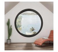 Fenêtre rotative à 360 ° avec verre trempé - Design moderne - Pour intérieur - 40 100 cm - Économie d'espace - Élégant - Mise à niveau de la maison